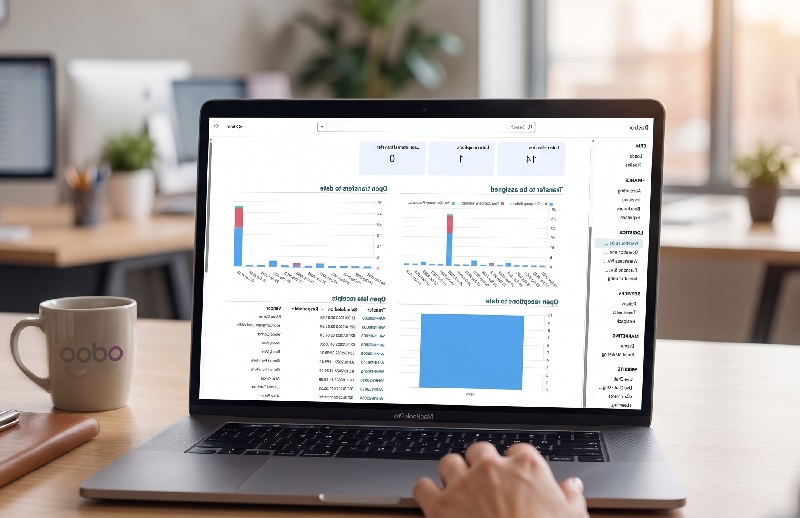 Dashboard Odoo ERP untuk Monitoring Bisnis Real Time