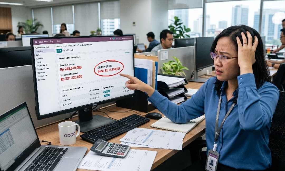 Bagaimana Cara Mengatasi Selisih Saldo di Odoo Accounting