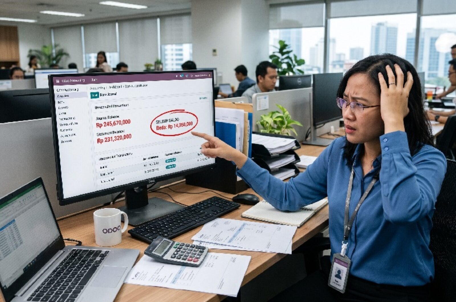 Bagaimana Cara Mengatasi Selisih Saldo di Odoo Accounting
