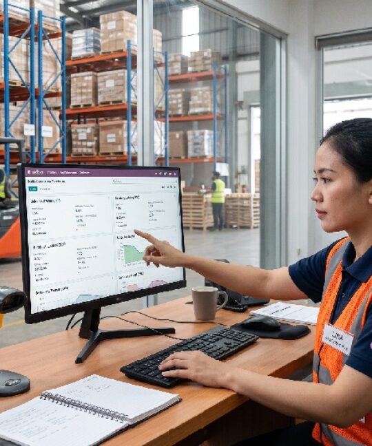 Manajemen Gudang Multi Warehouse Menggunakan Odoo ERP