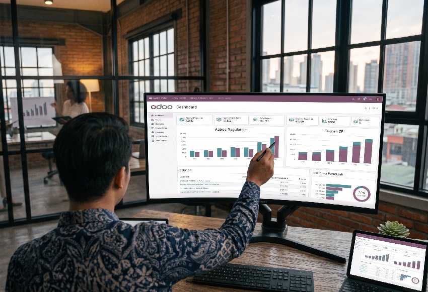 Pemilik Sulit Pantau Bisnis Odoo Bisa Buka Datanya Real-Time
