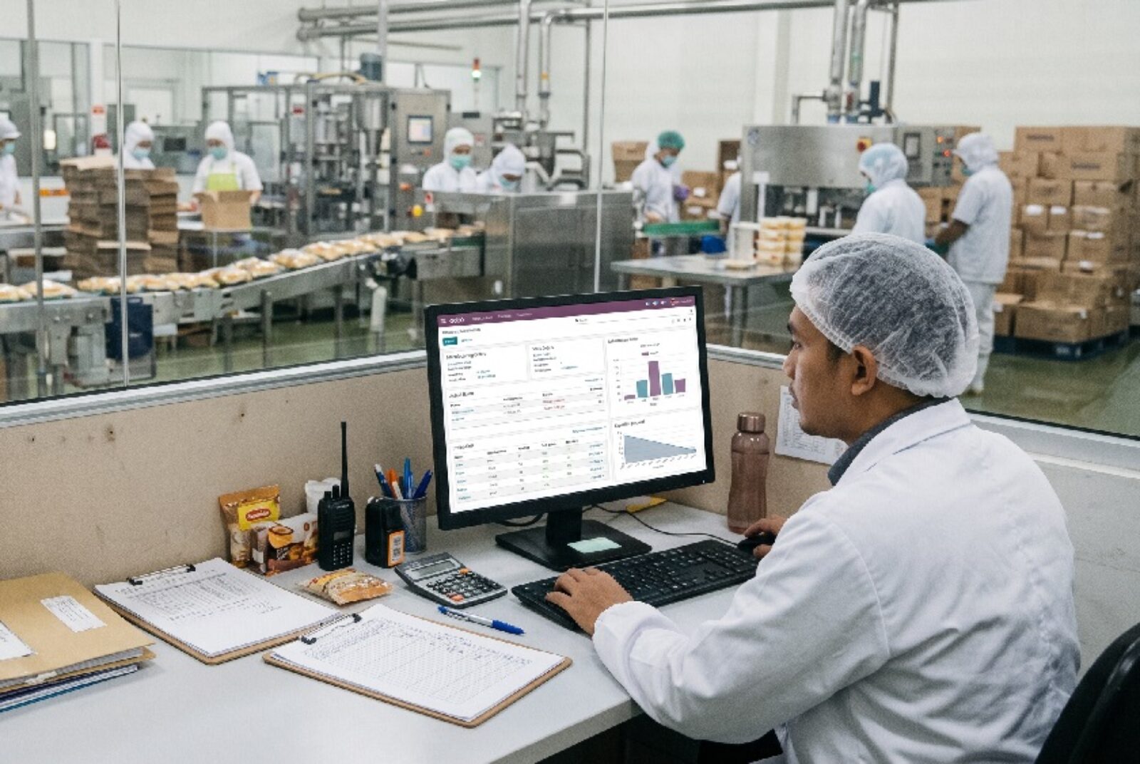 ERP Pabrik Makanan Kelola Batch Produksi dengan Odoo