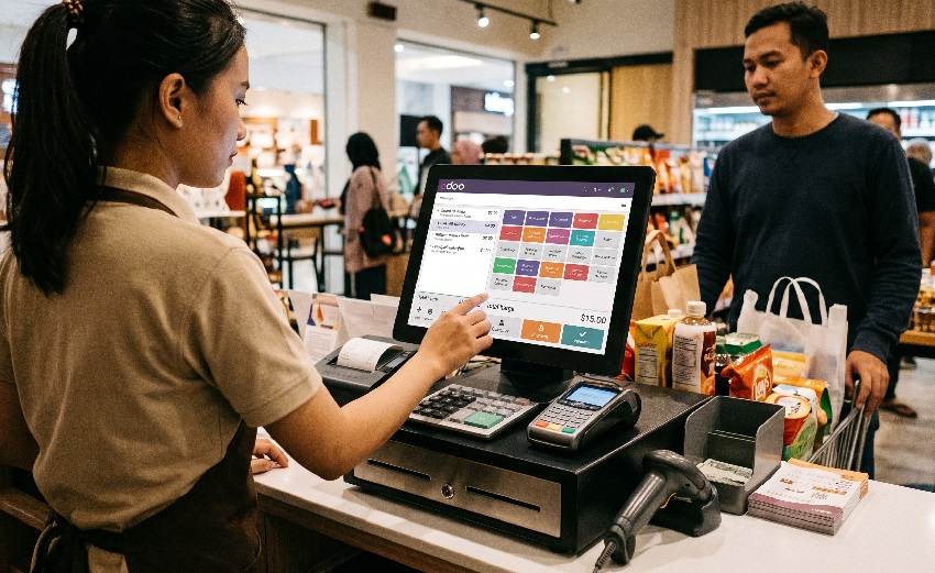 Sistem Kasir Terintegrasi Beda Aplikasi Kasir Biasa dan POS Odoo